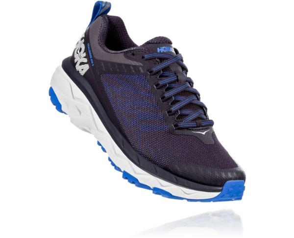 Hoka One One Challenger ATR 5 Womens UK - Obsidian / Blue Trail Running Shoes - HKQUZ2963